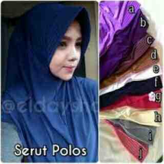  Kerudung  Jilbab Hijab Serut Polos  IklanGratiz